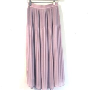 Pleated skirt lavender women’s small sheer outer  midi fairycore whimsy festival